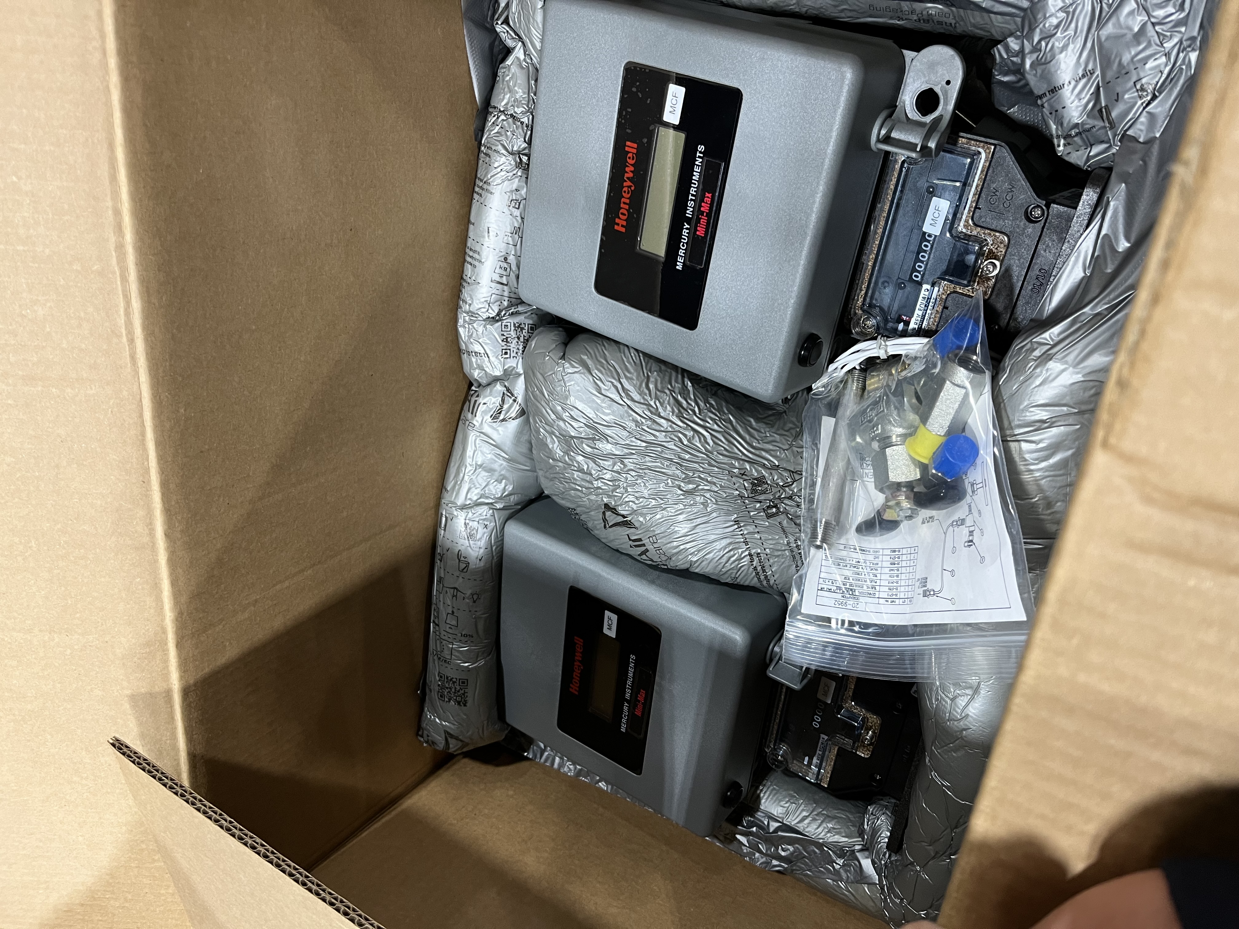 HONEYWELL MERCURY INSTRUMENTS